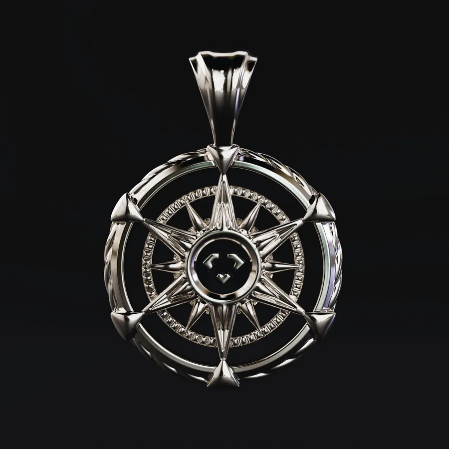 The Alpha 1 airdrop piece rendered on black