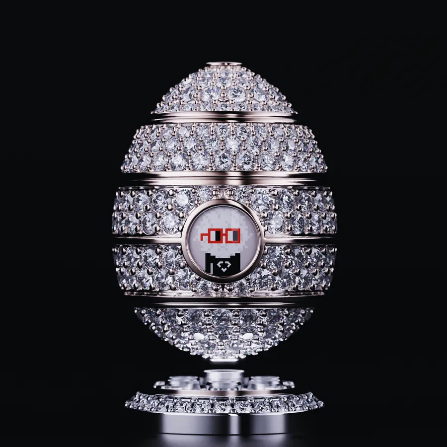An EGG$ core rendered with its component parts